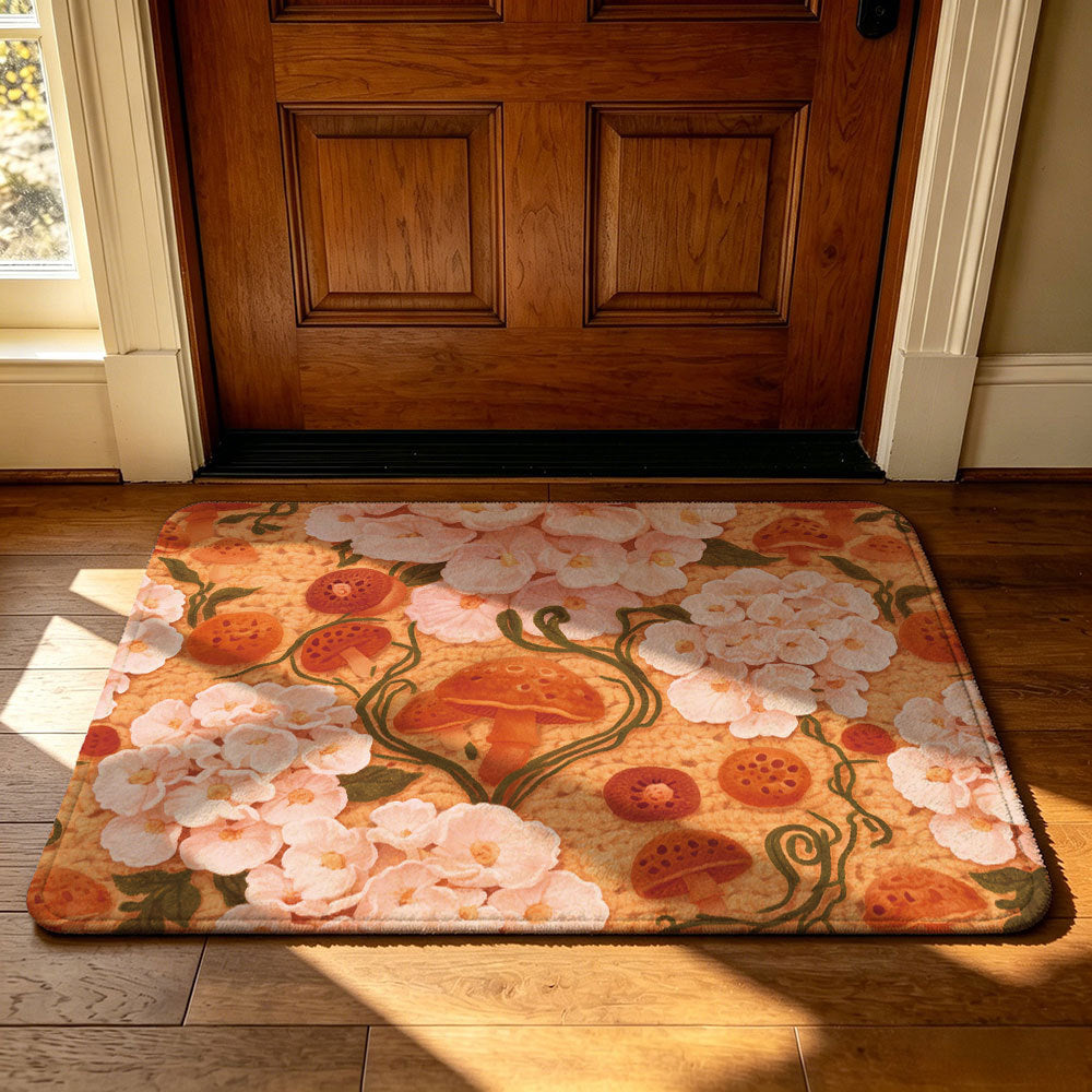 Decorative Football-Themed Area Mat | Kelmera