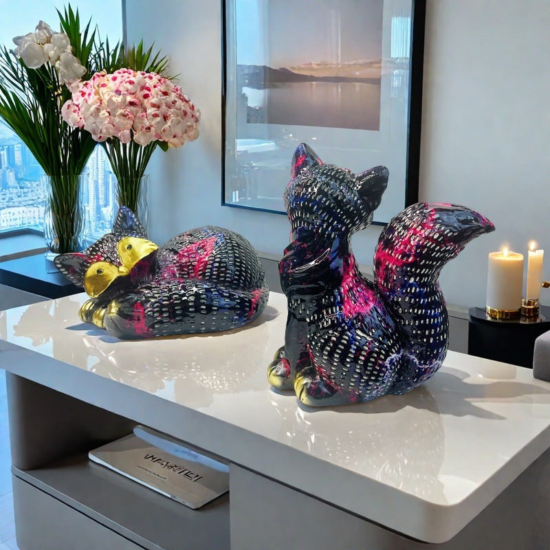 Decorative Fox Sculpture | Kelmera