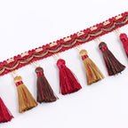 Decorative Fringe Trim Polyester Textile | Kelmera