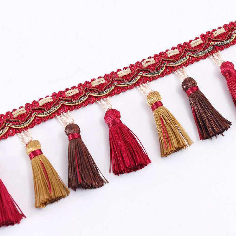 Decorative Fringe Trim Polyester Textile | Kelmera