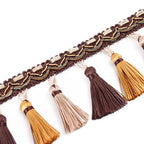 Decorative Fringe Trim Polyester Textile | Kelmera