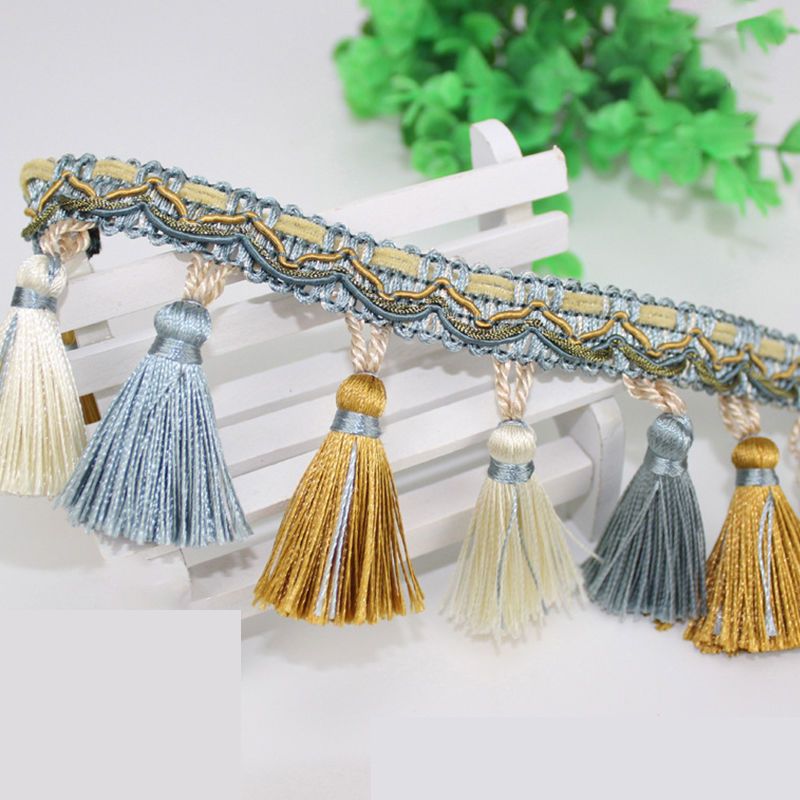 Decorative Fringe Trim Polyester Textile | Kelmera