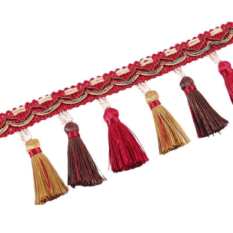 Decorative Fringe Trim Polyester Textile | Kelmera