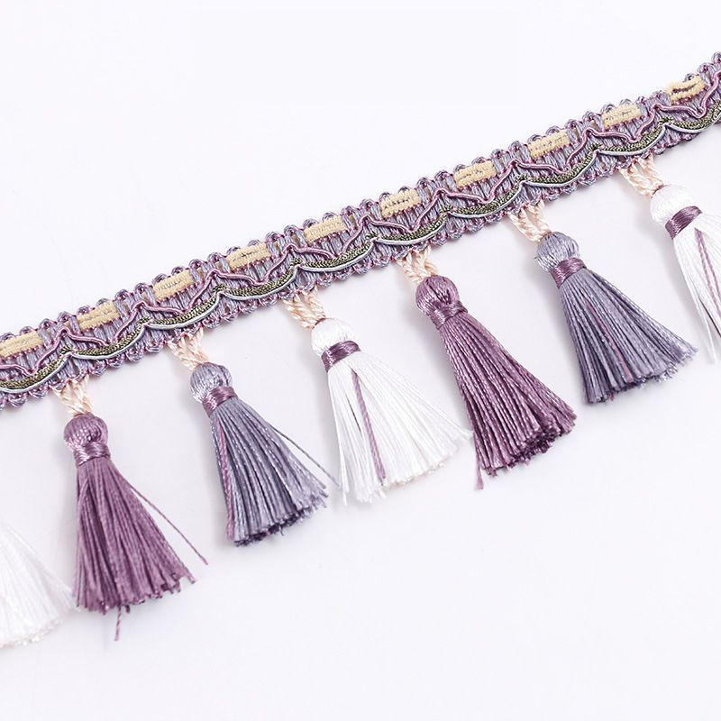Decorative Fringe Trim Polyester Textile | Kelmera