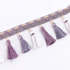Decorative Fringe Trim Polyester Textile | Kelmera