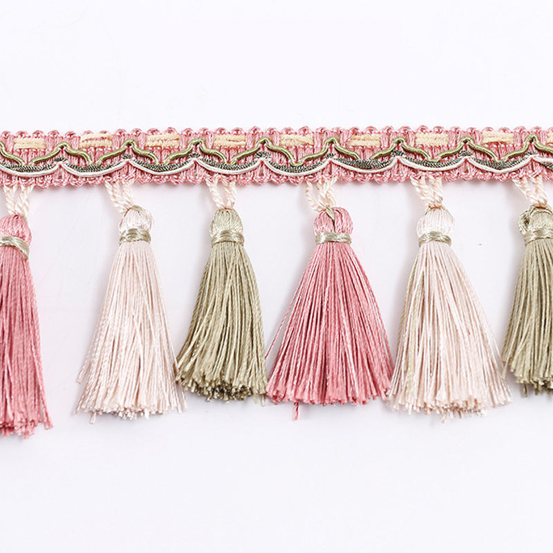 Decorative Fringe Trim Polyester Textile | Kelmera