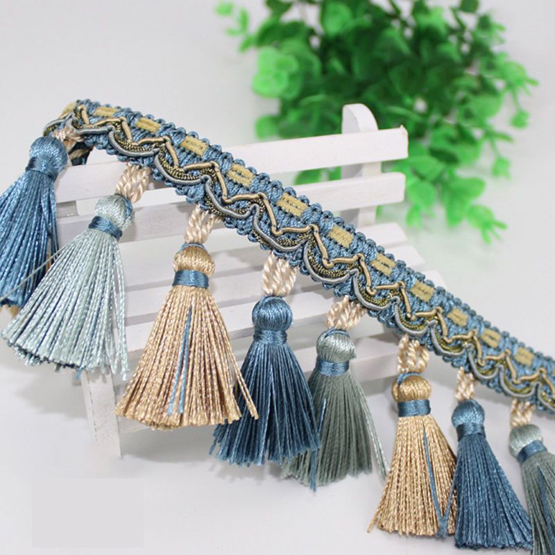 Decorative Fringe Trim Polyester Textile | Kelmera