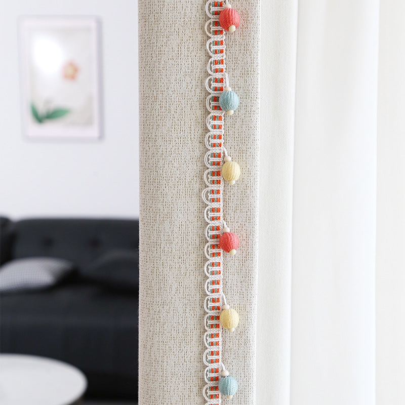 Decorative Fringe Trim with Colorful Tassels | Kelmera