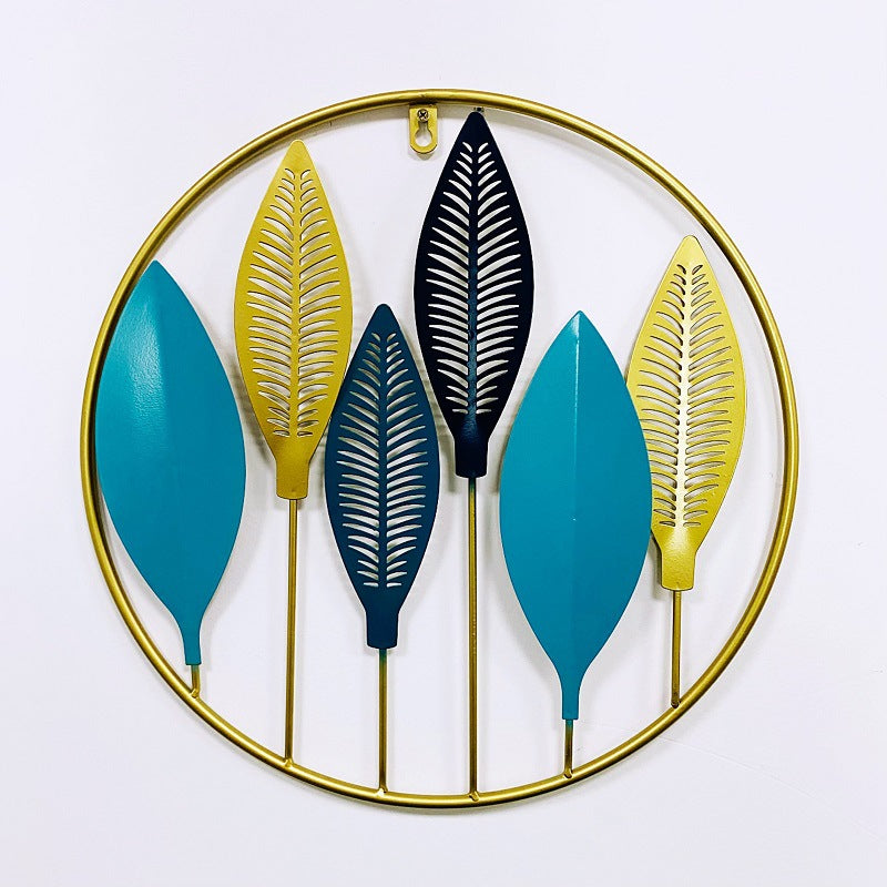 Decorative Ginkgo Leaf Wall Art Sculpture Metal | Kelmera