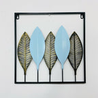 Decorative Ginkgo Leaf Wall Art Sculpture Metal | Kelmera