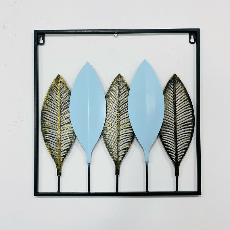 Decorative Ginkgo Leaf Wall Art Sculpture Metal | Kelmera