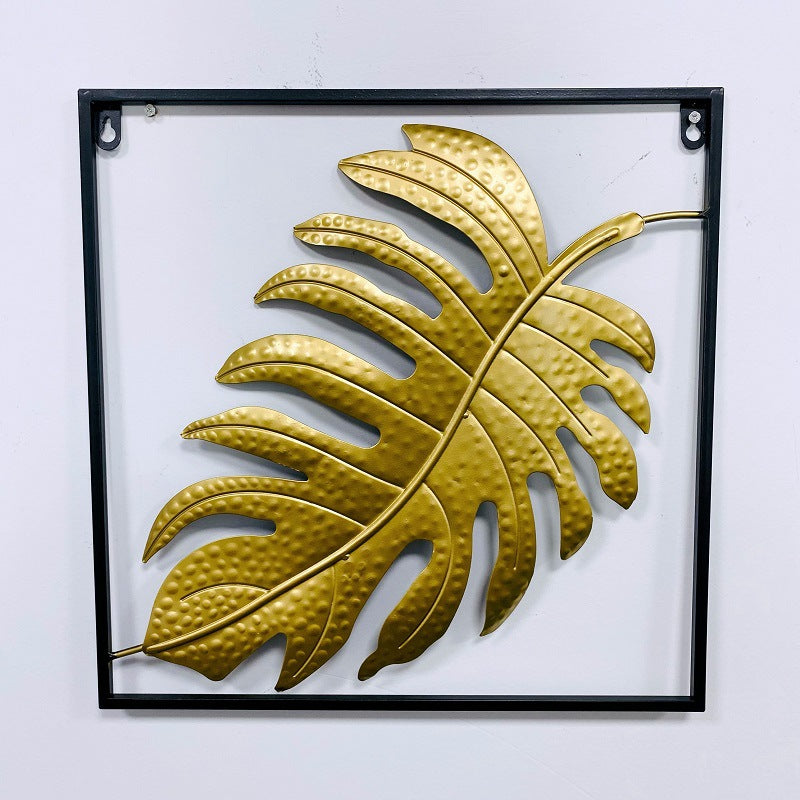 Decorative Ginkgo Leaf Wall Art Sculpture Metal | Kelmera