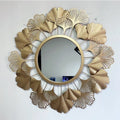 Decorative Ginkgo Leaf Wall Mirror | Kelmera