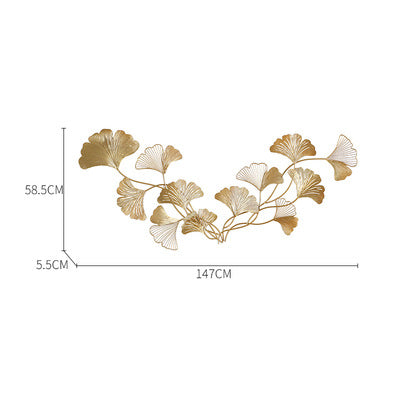 Decorative Ginkgo Leaf Wall Sculpture | Kelmera