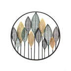 Decorative Gold Leaf Wall Art Sculpture | Kelmera