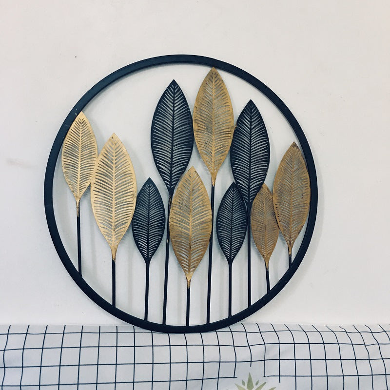 Decorative Gold Leaf Wall Art Sculpture | Kelmera