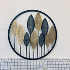 Decorative Gold Leaf Wall Art Sculpture | Kelmera