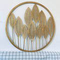 Decorative Gold Leaf Wall Art Sculpture | Kelmera
