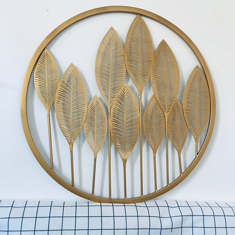 Decorative Gold Leaf Wall Art Sculpture | Kelmera