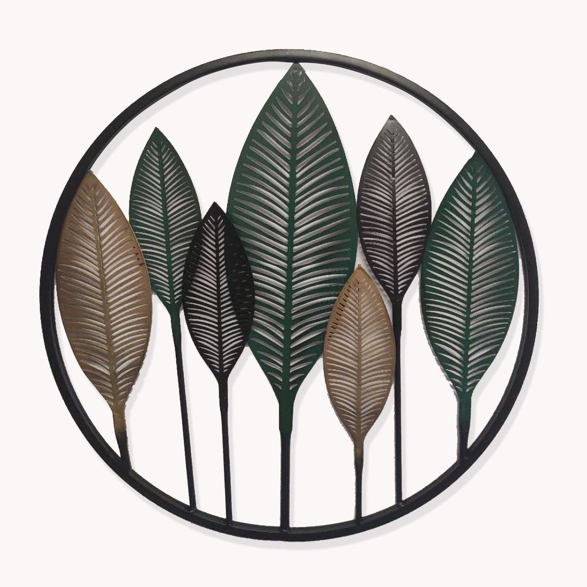 Decorative Gold Leaf Wall Art Sculpture | Kelmera