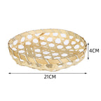 Decorative Handwoven Serving Tray | Kelmera