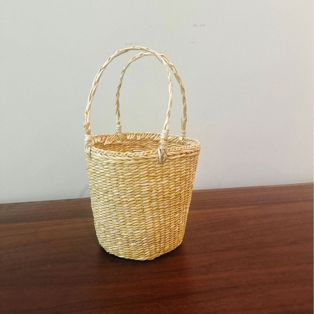 Decorative Handwoven Storage Basket 7.87 × 7.09 × 3.94 Inch | Kelmera