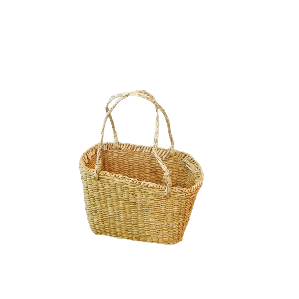 Decorative Handwoven Storage Basket 7.87 × 7.09 × 3.94 Inch | Kelmera