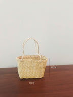 Decorative Handwoven Storage Basket 7.87 × 7.09 × 3.94 Inch | Kelmera