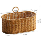 Decorative Handwoven Storage Basket Light Brown | Kelmera