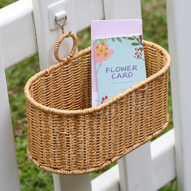 Decorative Handwoven Storage Basket Light Brown | Kelmera