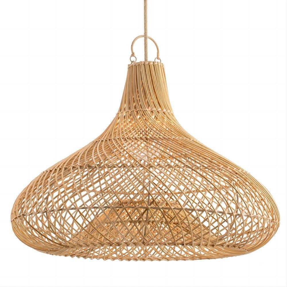 Decorative Hanging Light made of Rattan | Kelmera