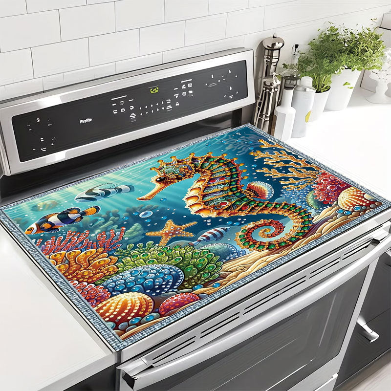 Decorative Heart and Bow-Themed Kitchen Mat | Kelmera