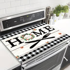 Decorative Heart and Bow-Themed Kitchen Mat | Kelmera