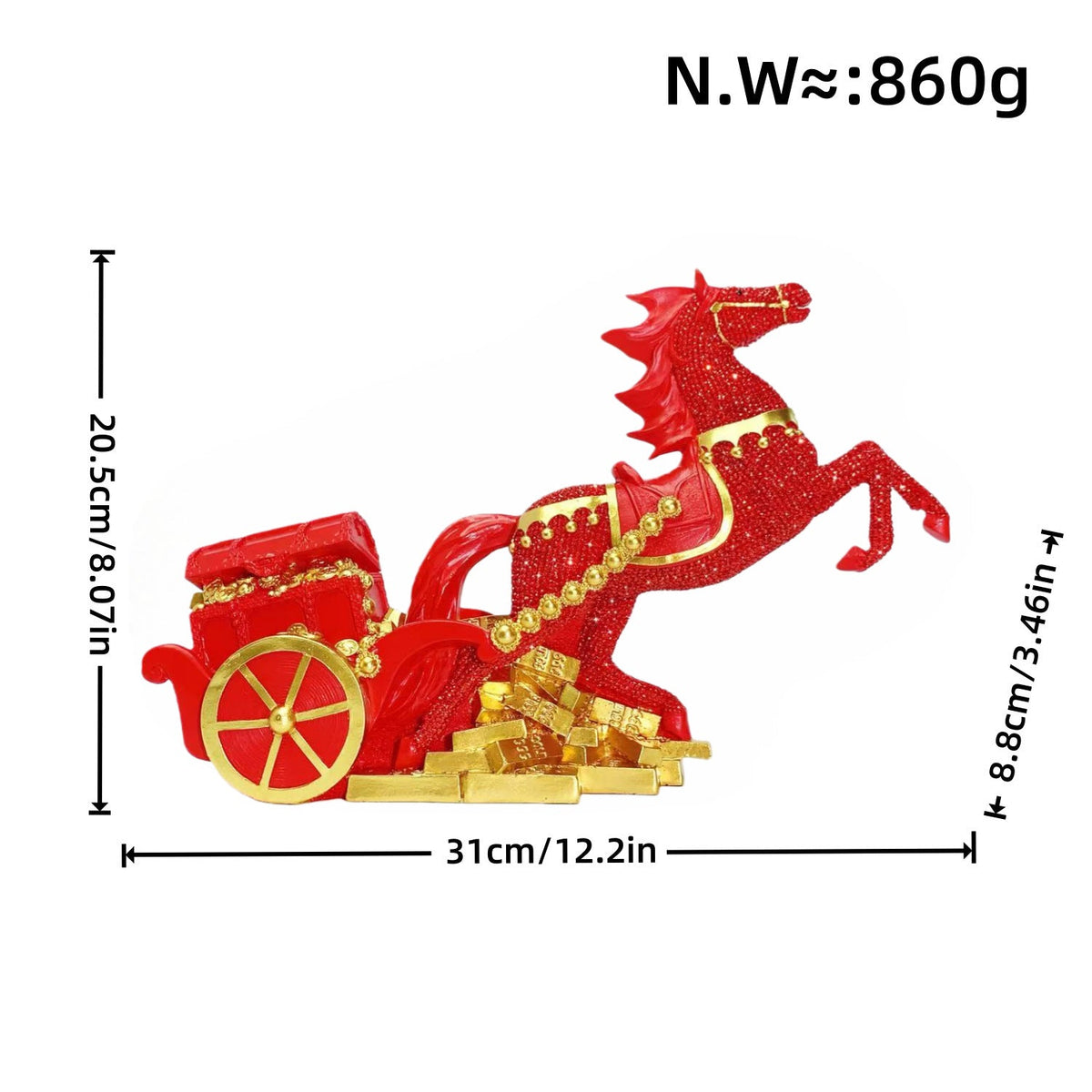 Decorative Horse Figure | Kelmera