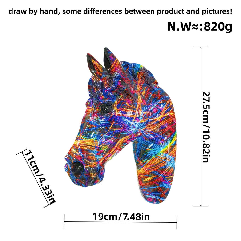 Decorative Horse Head Sculpture | Kelmera