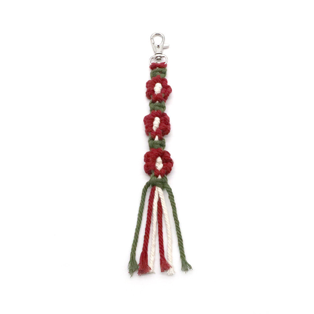 Decorative Keychain made of Macrame | Kelmera