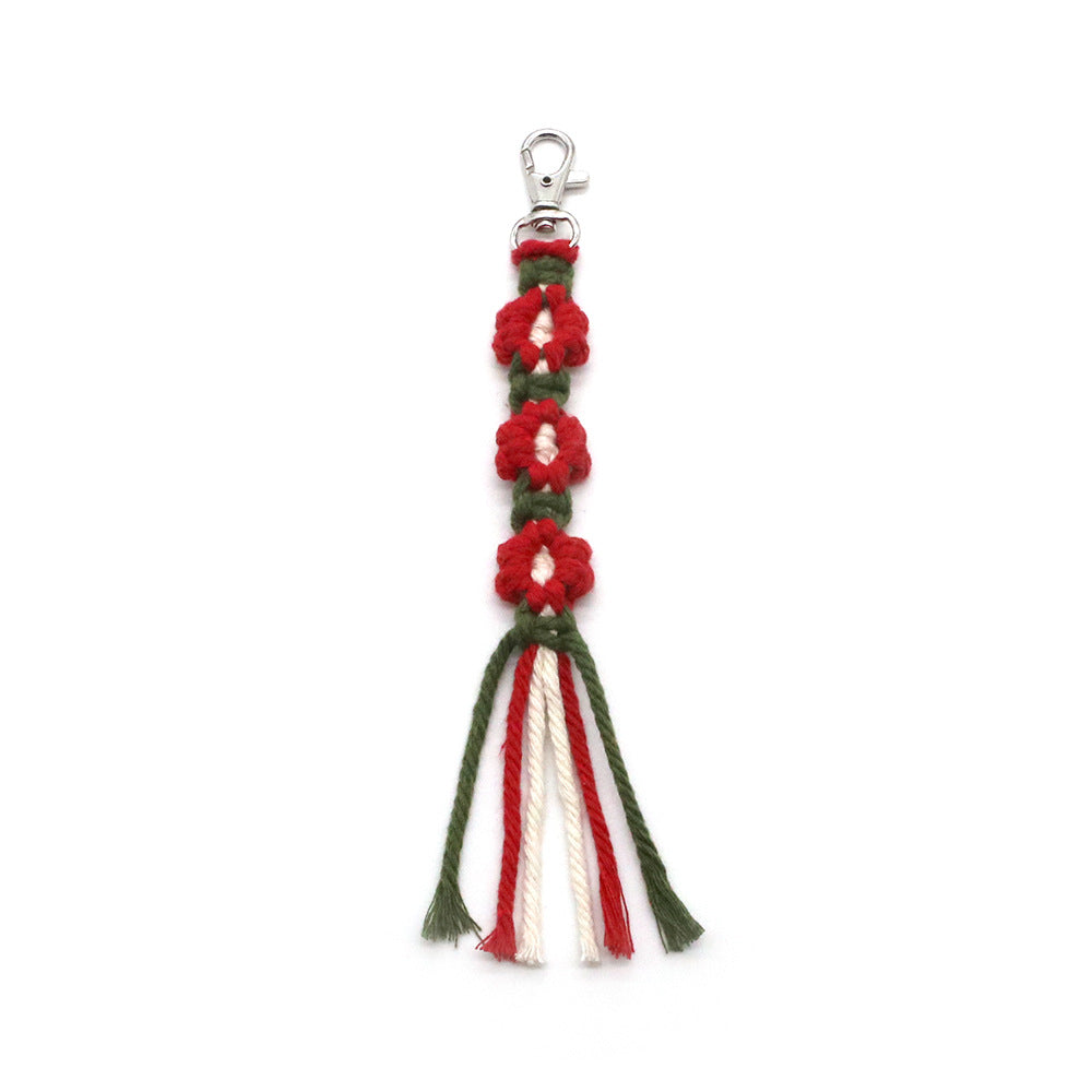 Decorative Keychain made of Macrame | Kelmera