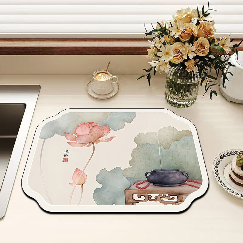 Decorative Kitchen Counter Mat | Kelmera