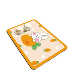Decorative Kitchen Floor Mat Green Yellow Pink | Kelmera
