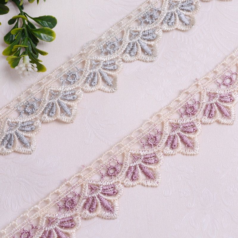 Decorative Lace Trim Cotton Textile | Kelmera