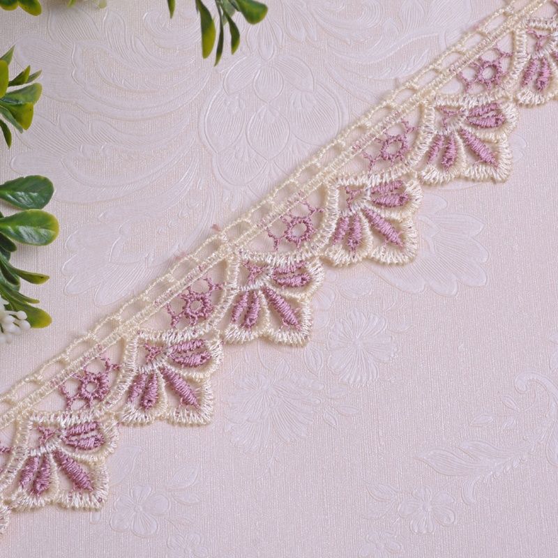 Decorative Lace Trim Cotton Textile | Kelmera