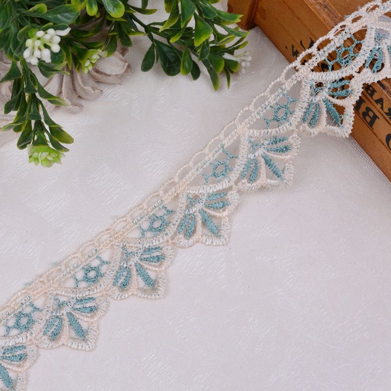 Decorative Lace Trim Cotton Textile | Kelmera