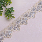 Decorative Lace Trim Cotton Textile | Kelmera