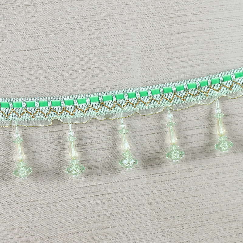 Decorative Lace Trim with Pearls | Kelmera