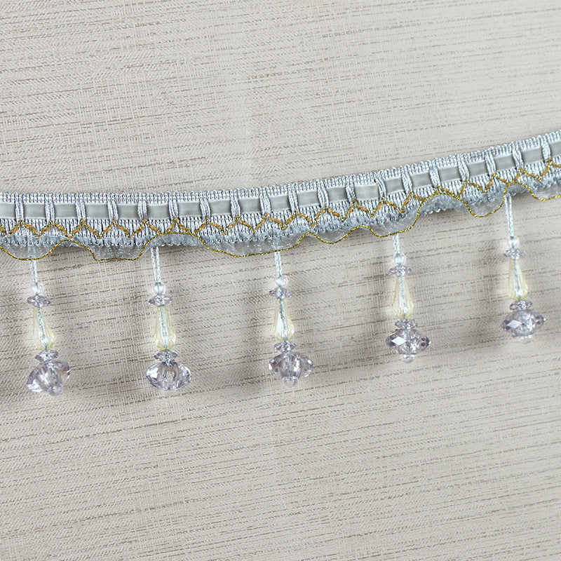 Decorative Lace Trim with Pearls | Kelmera
