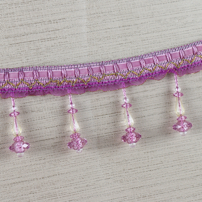 Decorative Lace Trim with Pearls | Kelmera