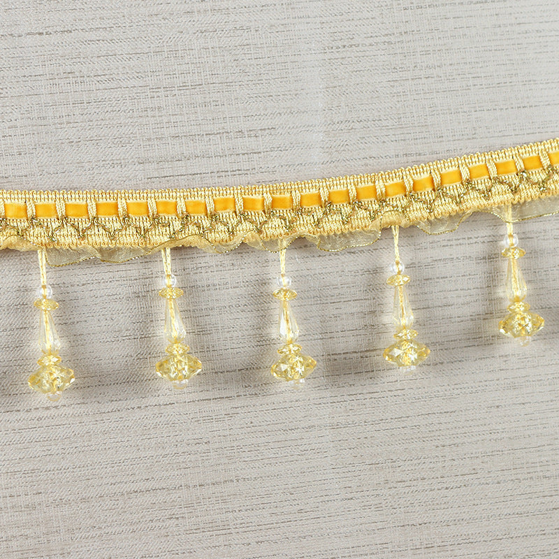 Decorative Lace Trim with Pearls | Kelmera