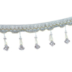 Decorative Lace Trim with Pearls | Kelmera