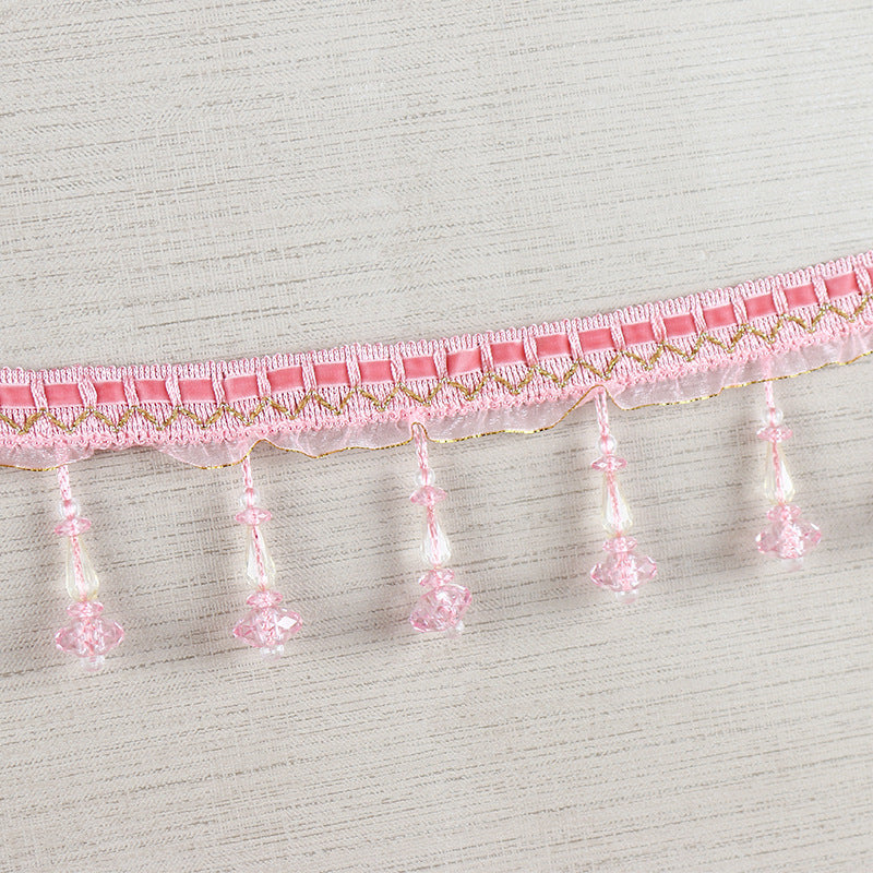 Decorative Lace Trim with Pearls | Kelmera