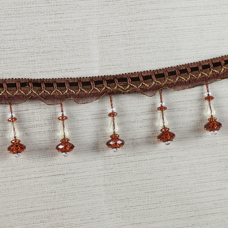 Decorative Lace Trim with Pearls | Kelmera